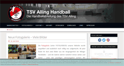 Desktop Screenshot of handball-alling.de